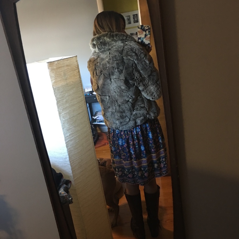100% Rabbit Fur short coat - Picture 5 of 5